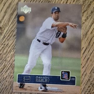 Topps Baseball Card - White and Blue
